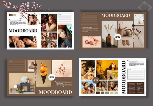 Minimal Mood Board Template