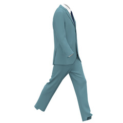 High quality 3d realistic render of men formal dress with tie and blazer