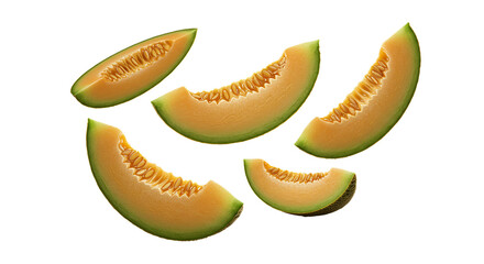 melon isolated on white background