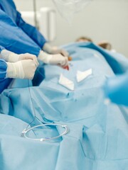 Medical professionals perform a cutting-edge procedure to deliver targeted therapy for liver tumors. The latest microspheres enhance treatment effectiveness while preserving liver function