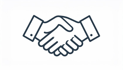Obraz premium Handshake Icon - Business Agreement