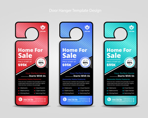 Real estate agency business door hanger