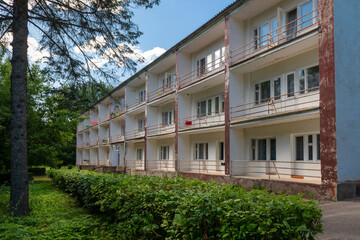 Residential building on the territory of Kashinsky balneo-mud sanatorium. Kashin city, Tver region