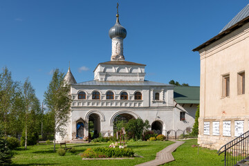 The Church of the Intercession of the Most Holy Theotokos in the Nikolaevsky Klobukovo convent. Kashin city. Tver region