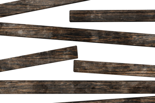 Close-up shot of weathered wooden planks 