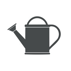 Obraz premium Watering can illustration, gardening tool vector icon isolated on white, plant care concept