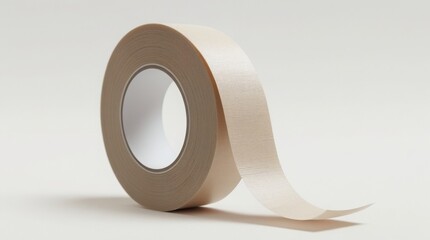  Realistic PNG of masking adhesive tape, isolated on transparent background, perfect for graphic design assets