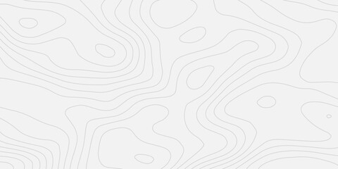 Abstract wavy topographic map. Abstract wavy and curved lines background. Abstract geometric topographic contour map background.	