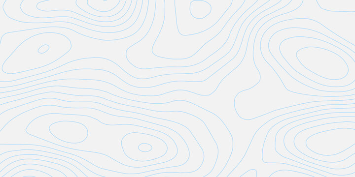 Abstract wavy topographic map. Abstract wavy and curved lines background. Abstract geometric topographic contour map background.	