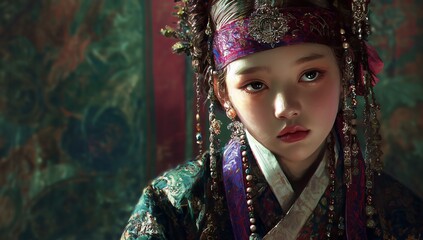 portrait of a young woman