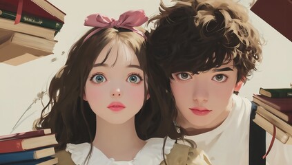 portrait of a young couple