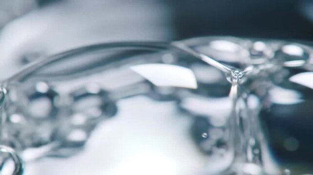 Macro Ultra Slow Motion of Single Bubble Rising in Clear Water