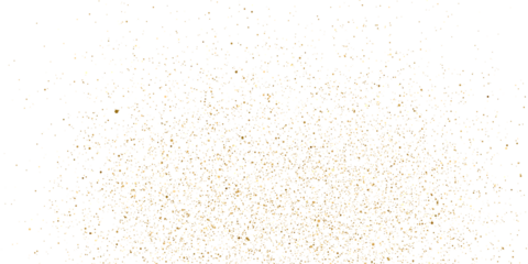 Gold glitter with golden sparkle confetti dust overlay background
