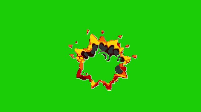 vector illustration of an explosion