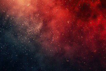 Cosmic Space Nebula Red-Blue Abstract Background. Use Science, Space, Scifi