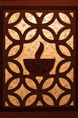 Colorful traditional and modern Lanterns, Akash kandil, decorative lamps, on the occasion of Diwali festival in Pune, India.