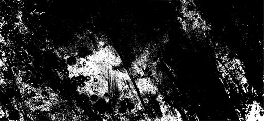 Abstract Grunge Texture Black and White Distressed Overlay Background
