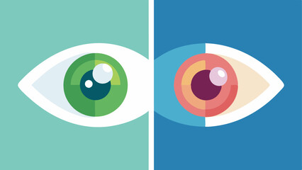 Before and After Comparison Two sidebyside illustrations of an eye – one with visible puffiness and the other with tight smooth skin after using a nanoparticleinfused cream.