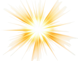 Dynamic, radiating golden burst effect emanating from a bright, central point on a dark background