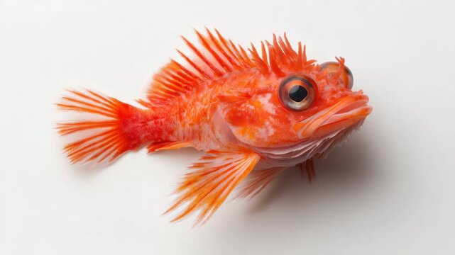 Vivid redfish series: vibrant marine life in detailed sequence captures ocean beauty