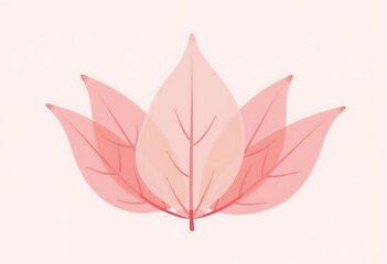 Translucent rose petals crown, light background