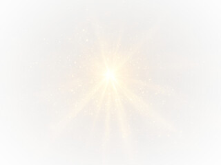 Bright sunlight PNG with star shine, space flare, and glowing flash. Use this PNG sparkle for...