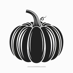 Pumpkin - squash for Halloween or Thanksgiving flat color icon for apps and websites