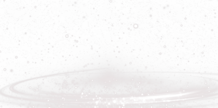 Abstract water ripple effect with sparkling bubbles on a soft white background, creating a serene atmosphere for design projects and digital compositions with copy space