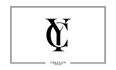 CY, YC, C, Y, Abstract Letters Logo Monogram