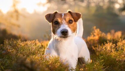 Purebred Jack Russell Dog