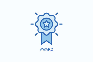 Award Icon Or Logo Isolated Vector Illustration