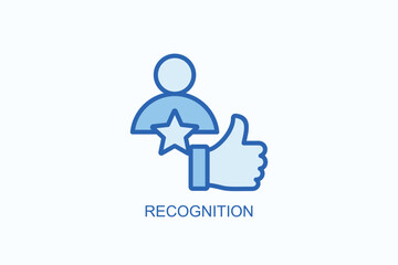 Recognition Icon Or Logo Isolated Vector Illustration