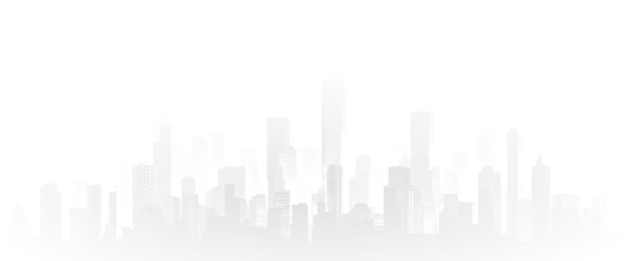 Fototapeta premium Downtown apartments vector png with cityscape illustration, flat modern buildings, urban district design, contemporary residential towers, and real estate properties in a bustling metropolis backgroun