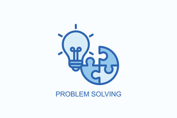 Problem Solving Icon Or Logo Isolated Vector Illustration