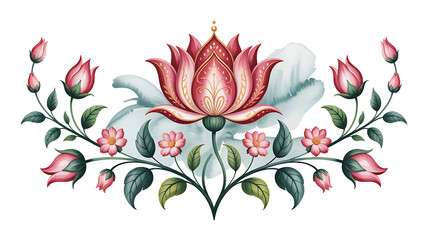red and white flower