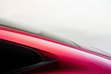 Auto Body Close-Up. Modern Transportation Design Element for Advertisements