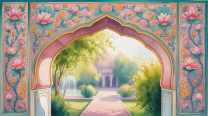 entrance to the temple