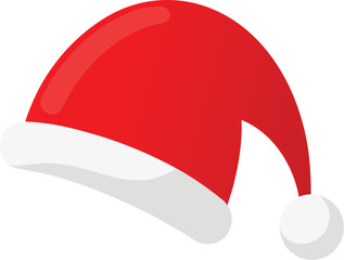 Festive Cap: A vibrant red cap, trimmed with soft, white fluff, poised to bring a touch of yuletide cheer and seasonal joy.