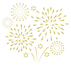 fireworks with stars and sparks. festival colorful 
 fireworks. holiday banner, poster, flyer, greeting card, decorative elements, Vector illustration