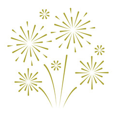 fireworks with stars and sparks. festival colorful 
 fireworks. holiday banner, poster, flyer, greeting card, decorative elements, Vector illustration