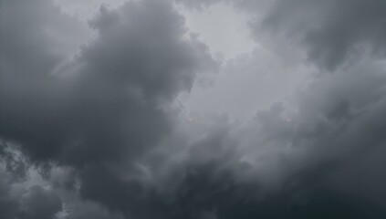 Obraz premium Gloomy and threatening clouds. Intense atmosphere.