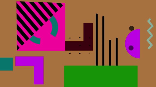 4K Animated Geometric Background with Colorful Shapes | abstract vector background | vector illustration of an abstract background | vector illustration of a colorful background