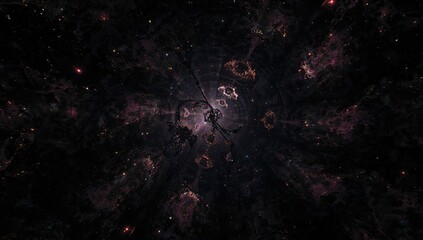 Fractal Art Displayed on a Digital Screen