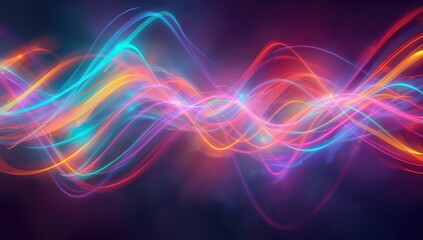 Fototapeta premium Colorful magic streak. Abstract design for bright overlay backgrounds. Particle-based art tool, night celebration or motion blur effect.