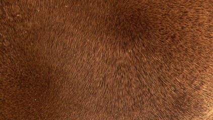 Textured brown leather hide