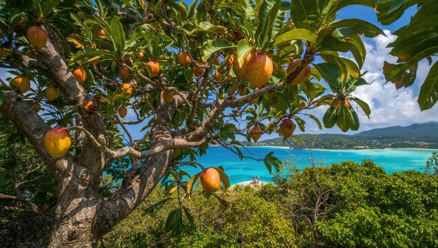 Coco Plum Fruit, Chrysobalanus icaco Species
