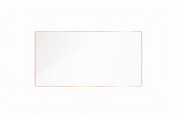 Transparent PNG overlay mock up featuring a rectangular frame with soft edges, ideal for showcasing designs, artwork, or text with ample copy space for creative projects