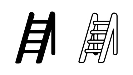 Two ladders with transparent background © Buna