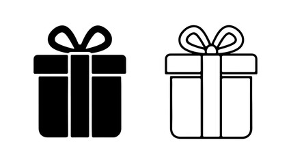 Gift boxes with bow with transparent background