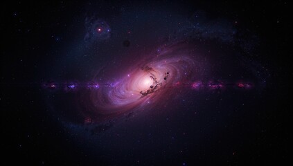 Obraz premium Vast cosmos. Stunning sci-fi visualization. Image components provided by a space agency.